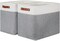 Fabric Storage Bins for Organizing Shelves Nursery Toys Books
